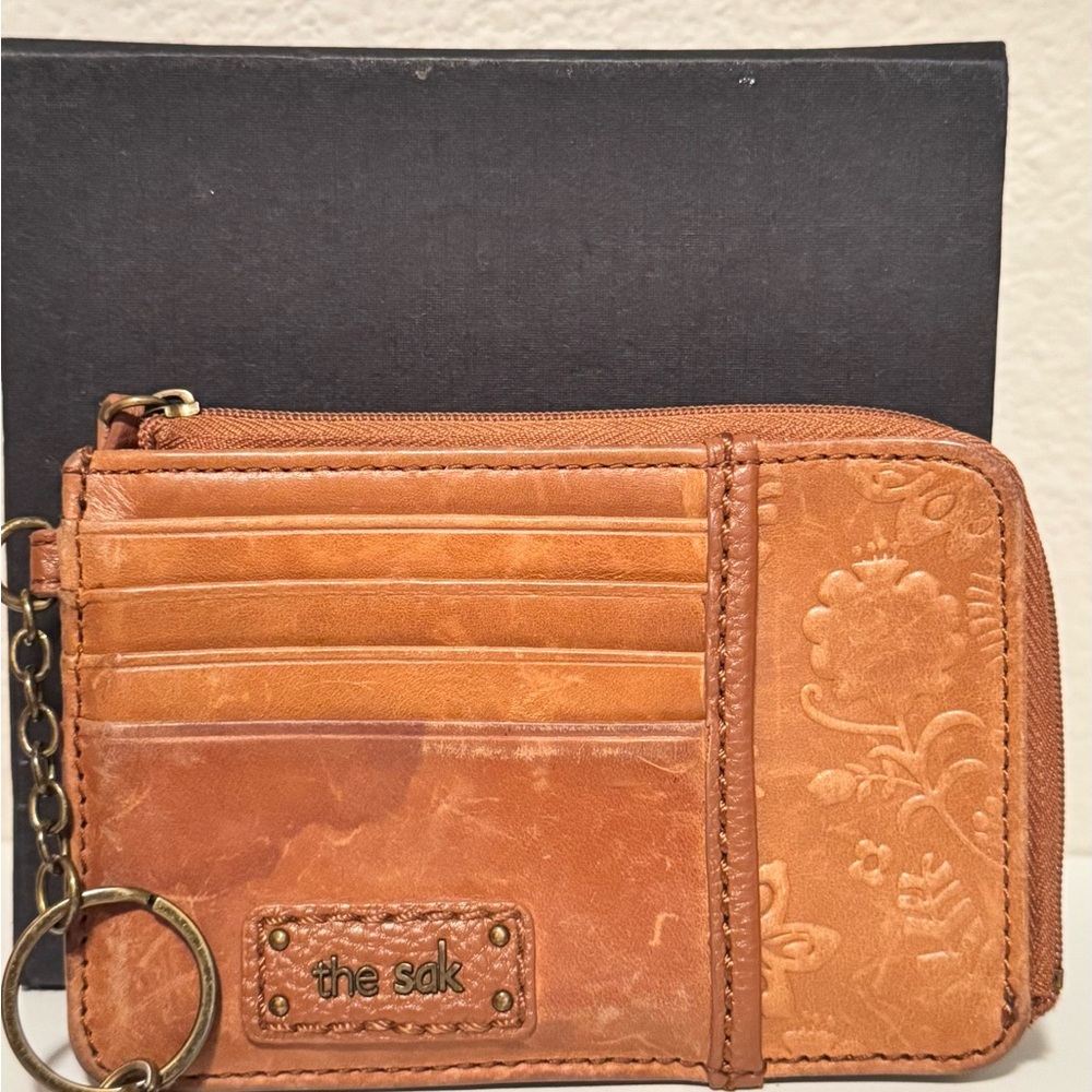 The Sak Brown Leather Pouch